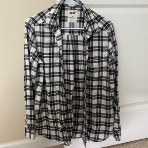 AEO Plaid Soft Boyfriend Fit
